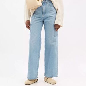 FRAME Genoa Wide Leg Carpenter High Rise Jean